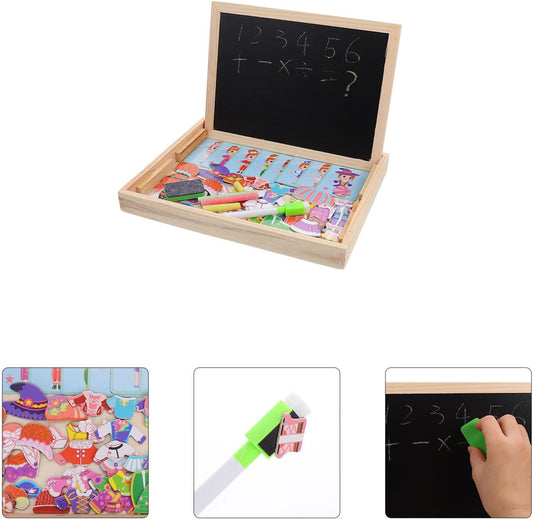 Girl Toys 2sets Tangram Plaything Puzzles of Wood Development Logic Thinking Learning Boys Easel Playthings Early Cognitive Game Woden Sudoku Logical Preschool, Girls Toys