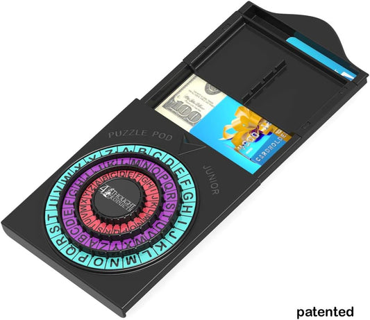 Puzzle Pod Junior - Gift Card Puzzle Box, Cash and Gift Card Holder, Brain Teaser Money Puzzle