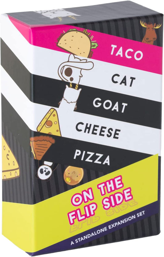 Taco Cat Goat Cheese Pizza On The Flip Side & Taco Cat Goat Cheese Pizza - Easter Edition! Fun Seasonal Version of Our hit Game! Ages 8+, 10-15 Minutes to Play, 2-8 Players