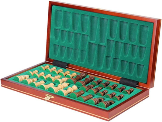 Chess Board Set Chess Wooden Chess Set with Game Board Interior for Storage with Deluxe Wood Board and Storage The Best Chess Sets