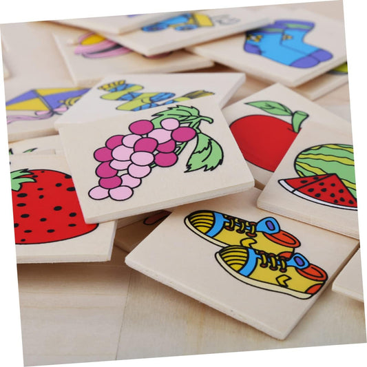1 Set Toodler Toys Baby Interactive Toys Infant Educational Games Wooden Toys Baby Wooden Toys Kids Wooden Toys Wood Toy Baby Matching Toy Shadow Matching Toy Sorting Machine Child