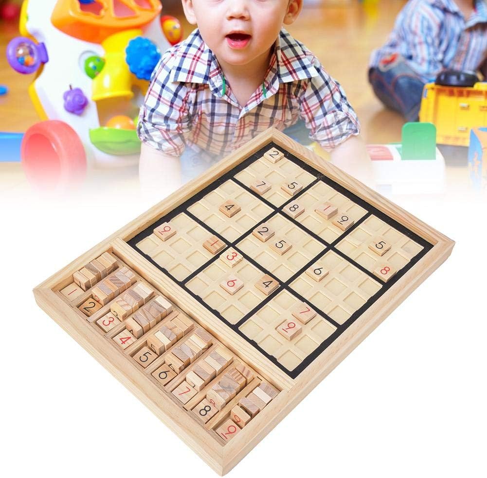 Number Puzzle Toy Children Wooden Preschool Learning Toys Board Game Kid Intelligence Logical Development Educational,Unlock Toys, Sudoku
