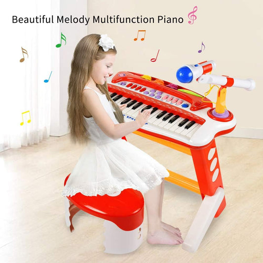 37 Keys Musical Toy Keyboard Multi-Functional Piano Instrument Electronic Organ for Kids