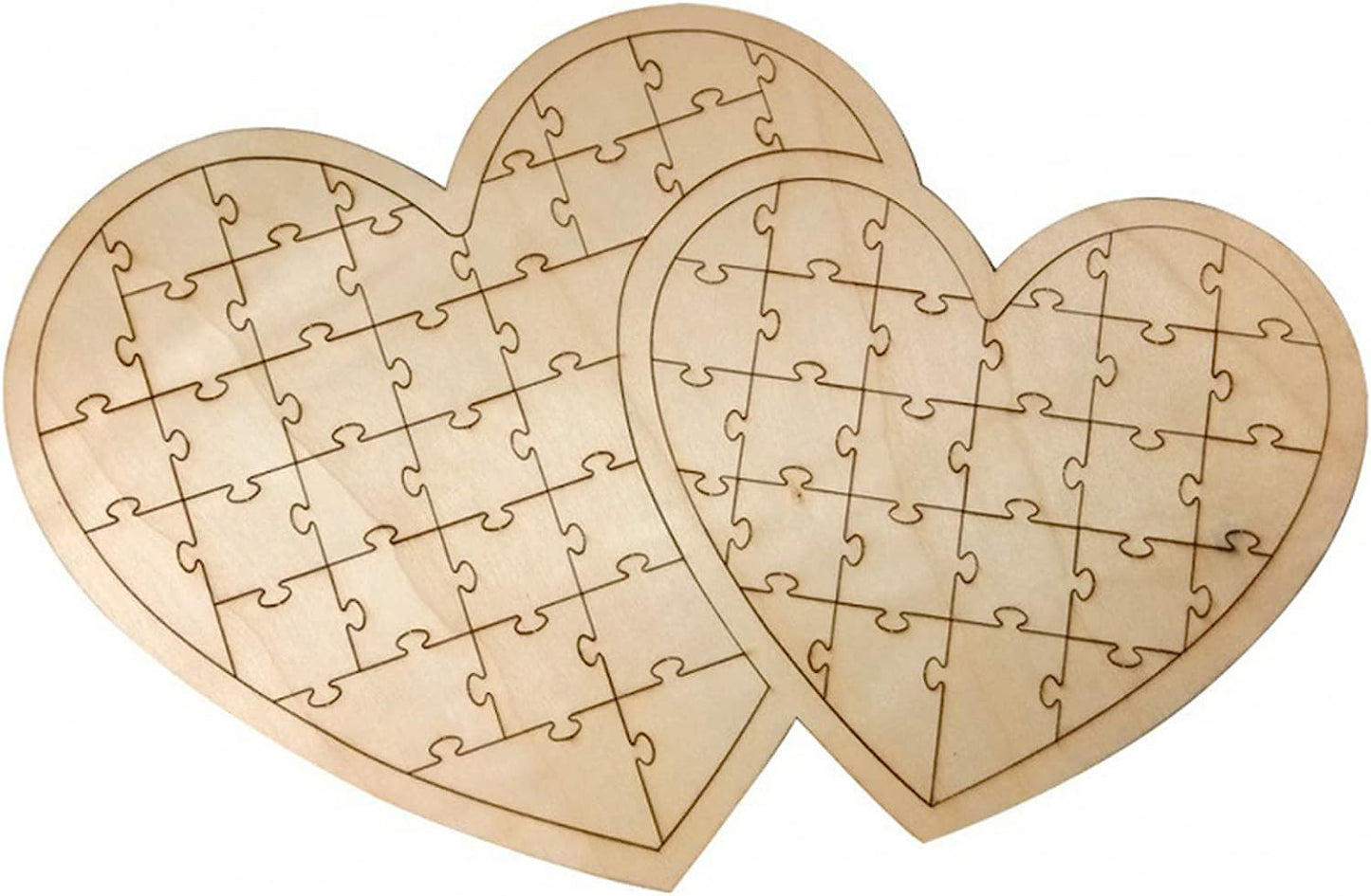 Wooden Jigsaw Puzzle Guest Book，Double Heart Wooden Jigsaw Puzzle Wedding Guest Book，Personalized Wedding Guestbook Idea Unique Personalized Wedding Jigsaw Puzzle Guestbook (Baby Bottle Shape)