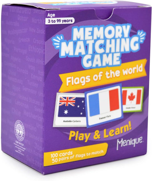 Flags of The World, Memory Matching Game