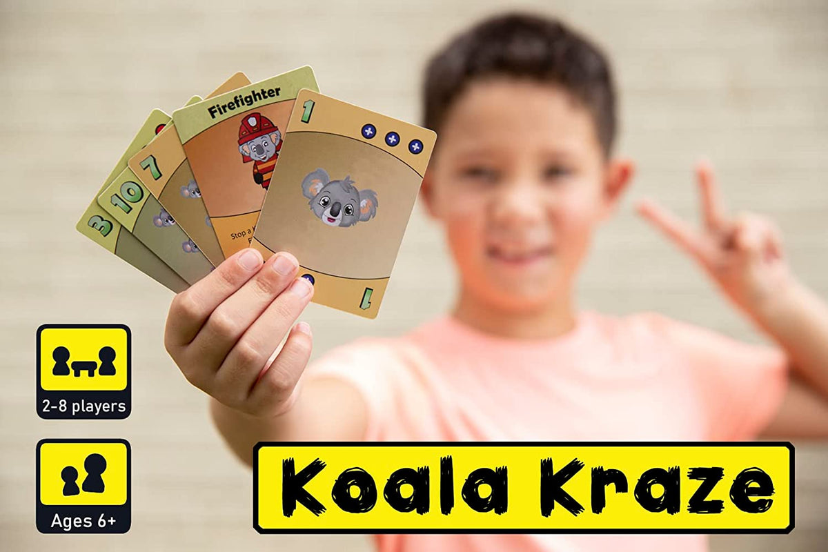Koala Kraze – Fun Card Game for Kids and Adults – Created by Two Siblings Who Mostly Get Along – Great for Family Games Night – Ages 6 and up