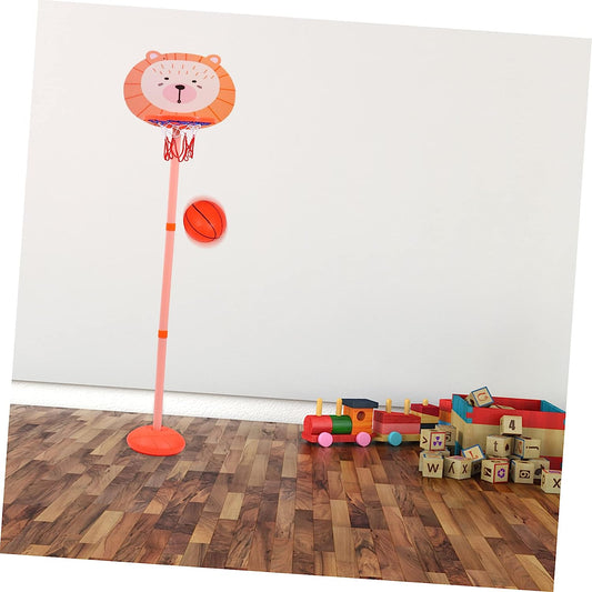 1 Set Children's Basketball Stand Outdoor Set Toddler Outdoor Toy Mini Basketball Hoop Outdoor Educational Toys for Toddlers Toy for Toddler Basketball Throwing Hoop Basketball Set