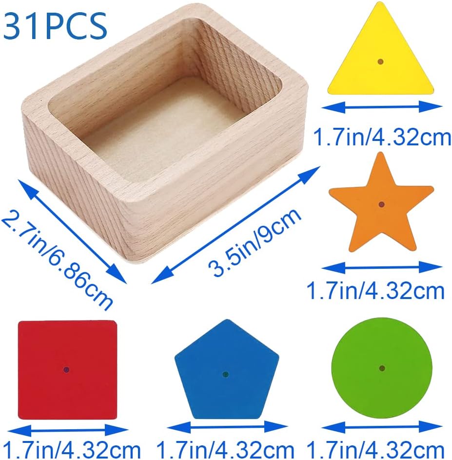 Toy Educational Sorting Cup&Fishing Game 2-in-1 Magnetic Learning Wooden Fishing Game Toy Baby Sensory Bins for Toddlers fits Over 36 Months Up
