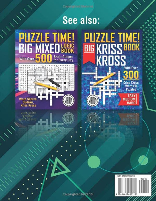 Puzzle Time! The World's Largest Word Search Book: With Over 1,000 Puzzles (Easy, Medium, Hard)