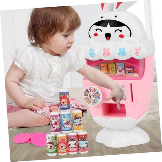 1 Set Vending Machine Toys A Vending Machine Puzzle Toys Kids Educational Toys Simulation Vending Machine Role Play Plaything Children Plaything Drinks Abs Child Boy Girl