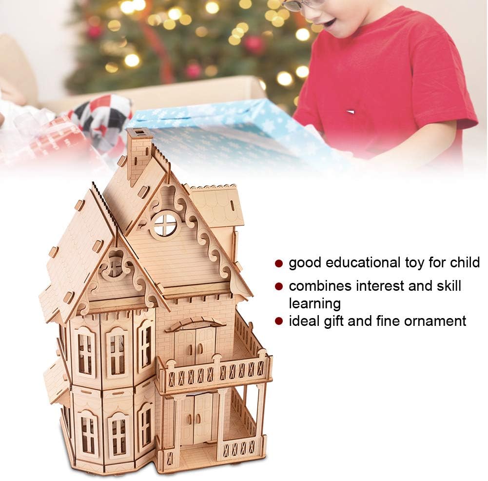 Durable Wooden Assembly Model, 3D Wooden Puzzle, for Home Family