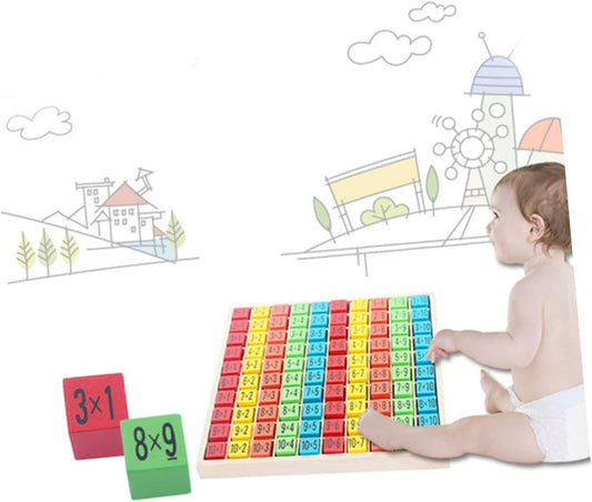 Kidcraft Playset 2 Set Wooden Toys Educational Toys Sudoku Board for Wooden Sudoku Board Wooden Sudoku Puzzle Number Multiplication Table Bamboo Wooden Toys