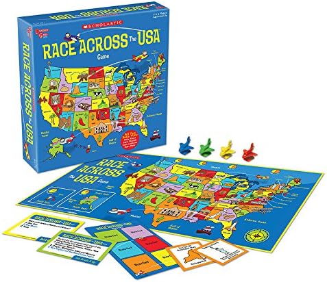 Scholastic Race Across the USA Game, for 96 months to 1188 months