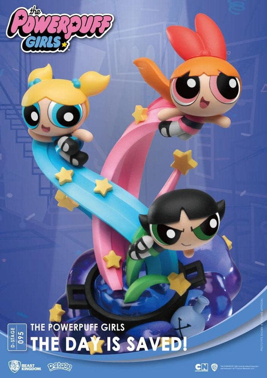 Toys Kingdom-The Powerpuff Girls, The Day is Saved Diorama Stage D-Stage Figure Statue DS-095