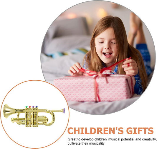 Music Toys Educational Toys Funny Shape Instrument Toy Instruments Simulation Plaything Performance Simulated Educational Model Plastic Blowing Musical Trumpet Music Musical Toys Puzzle Toys