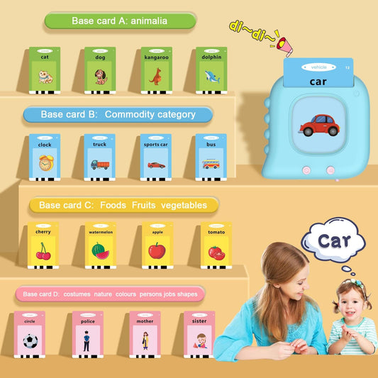 Toddler Toys Age 2 3 4 5 for Boys, Sensory Toys Educational Learning Toys, Autism Toys, 224 Sight Words Talking Flash Cards, Speech Therapy Toys, Gifts for Kids