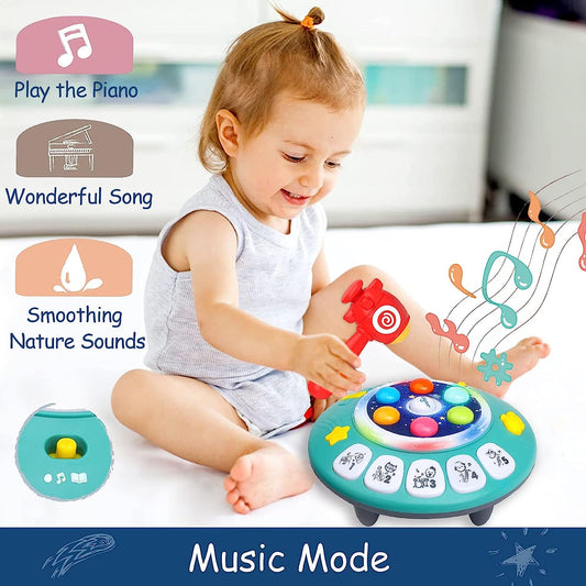Musical Toys for Age 2 3 4 + Year Olds Boys Girls, Preschool Educational Toys for Toddlers 2-4, Birthday Gifts for 12 18 24 + Months Toddlers
