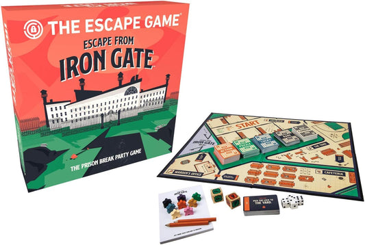 The Escape Game: Escape from Iron Gate - The Puzzle Completing, Drawing, Acting and Trading Prison Break Party Game by , Multi Color