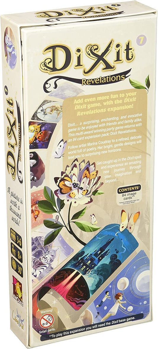 Dixit Revelations Board Game EXPANSION | Storytelling Game for Kids and Adults | Family Board Game | Game | Ages 8 and up | 3-6 Players | Average Playtime 30 Minutes | Made by