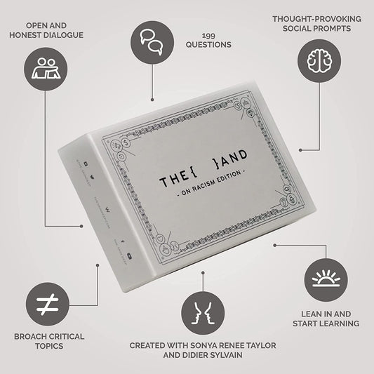 On Racism Edition - 199 Critical Thinking Discussion Cards Around Social Justice, Racial Equity, & Prejudice - Create Open and Honest Dialogue on Human Rights & Diversity by The Skin Deep