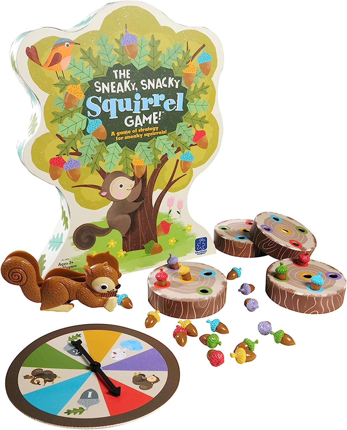 The Sneaky, Snacky Squirrel Game & Pancake Pile-Up, Sequence Relay Board Game for Preschoolers, for 2-4 Players, Gift for Kids Ages 4+