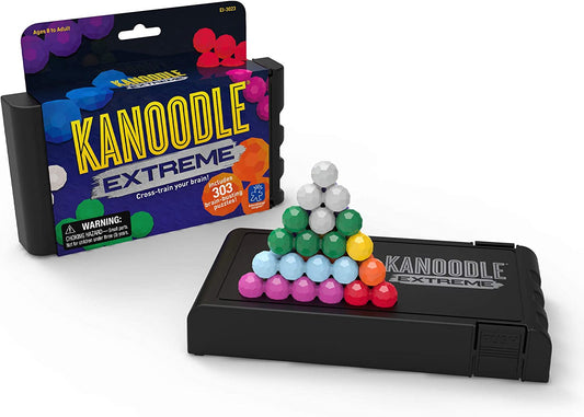 Kanoodle Genius Puzzle Game & Kanoodle Extreme | Brain Twisting 2-D & 3-D Puzzle Game for Kids, Teens & Adults | Featuring Over 300 Challenges