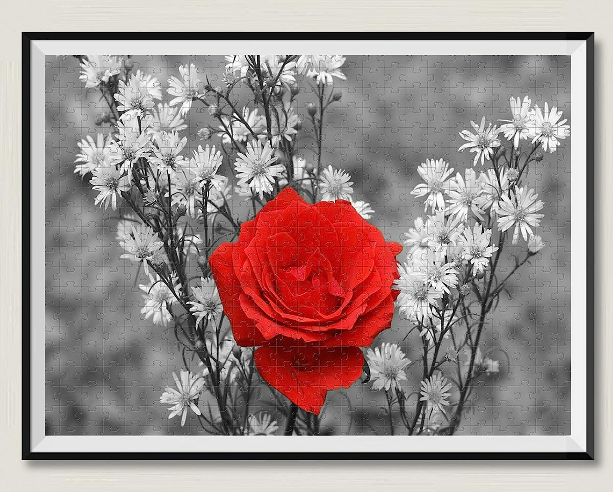 Adult Jigsaw 5000 Pieces Red Rose Festival Puzzle Kids Toys