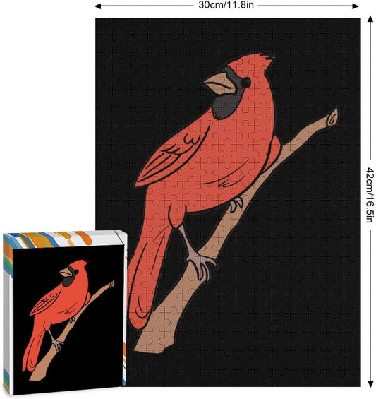 CardinalBirds Jigsaw Puzzles Funny Puzzle Toy Gift Wall Art for Family