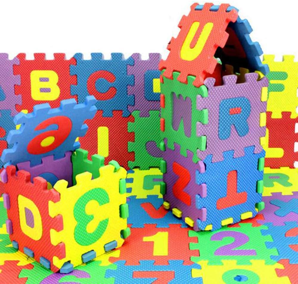 Number Alphabet Foam Puzzle, Children's Alphabet Puzzle Educational Toys, Colorful Children's Play Mats, Early Education Gifts for Children (36pcs)