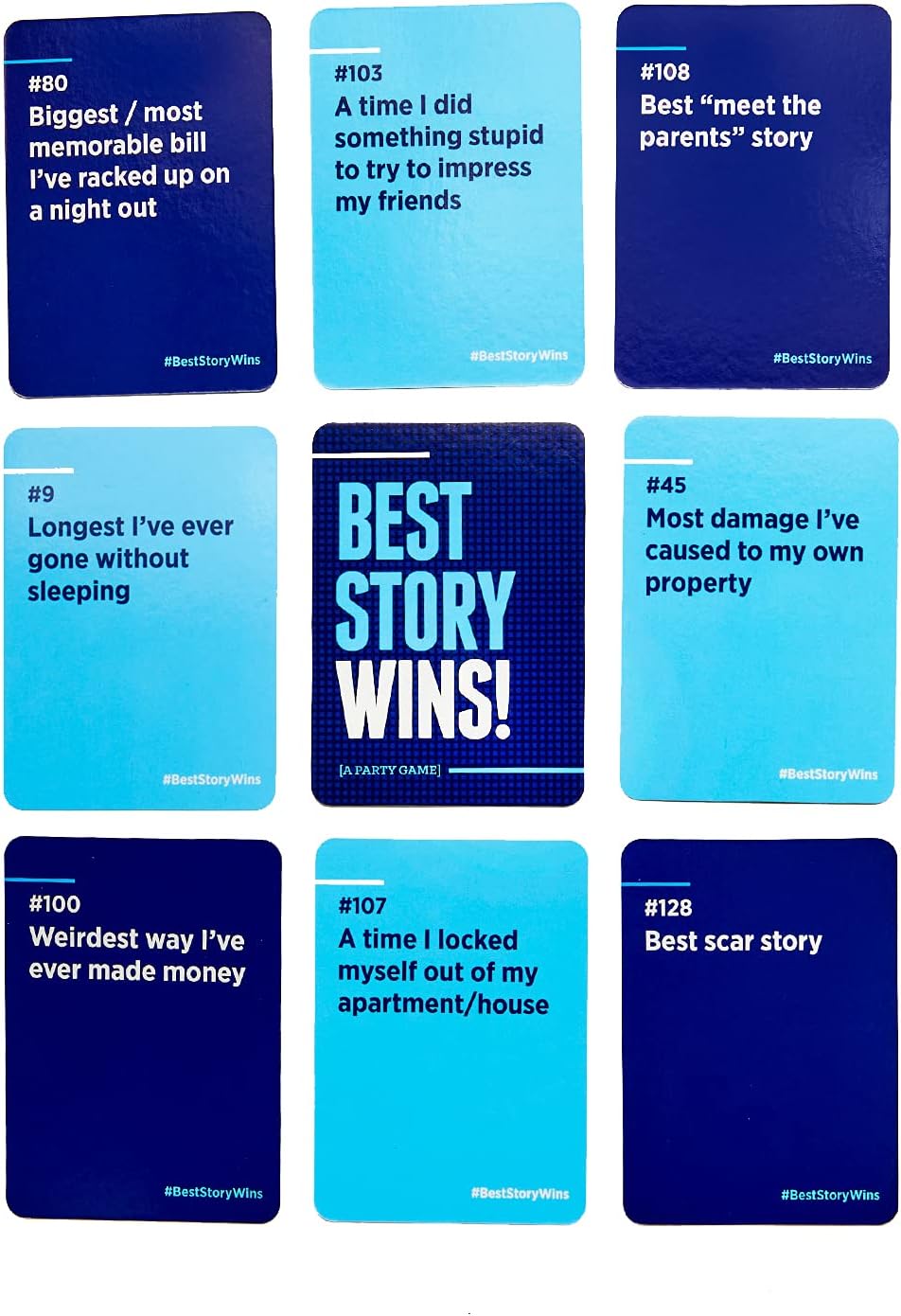 Best Story Wins [A Party Game] of Juicy Conversation Starters. True Stories Only