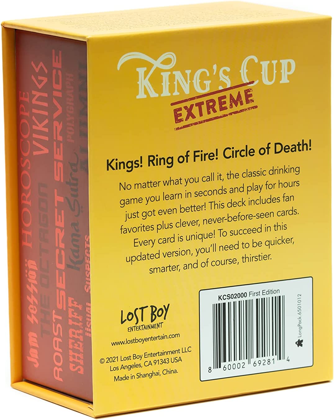 King’s Cup Extreme - Drinking Games - Card Games for Adults - Party Games - Game Night - Couples Games - Laugh and Drink - Get Buzzed