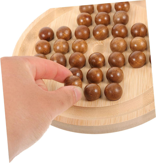 3pcs Mingqi Puzzle Classic Chess Boards for Students Marble Game Intelligence Board Game Classic Game Portable Retro Nails Individual Wooden Aldult