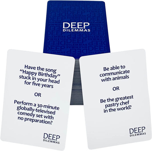 'Would You Rather' Conversation Cards for Ridiculous Debates & Funny Interactions. 200 Original Ice Breaker Question Cards for Adults, Couples, & College Students - Ages 16+