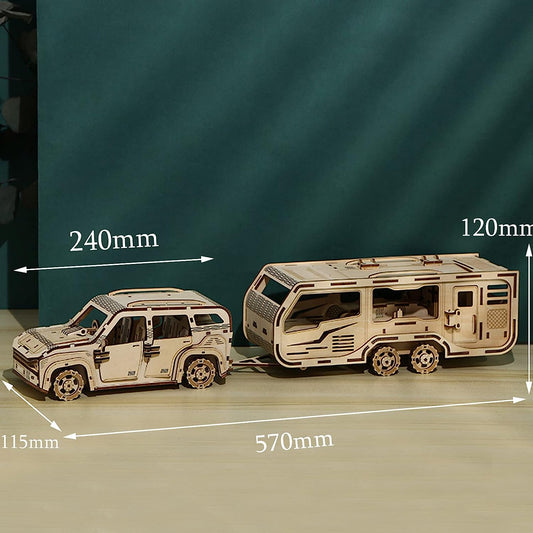 Three-Dimensional Puzzle Toys Mobile Family Car Gift for Boys Girls Adults When Mother's Day/Birthday/Valentine's Day