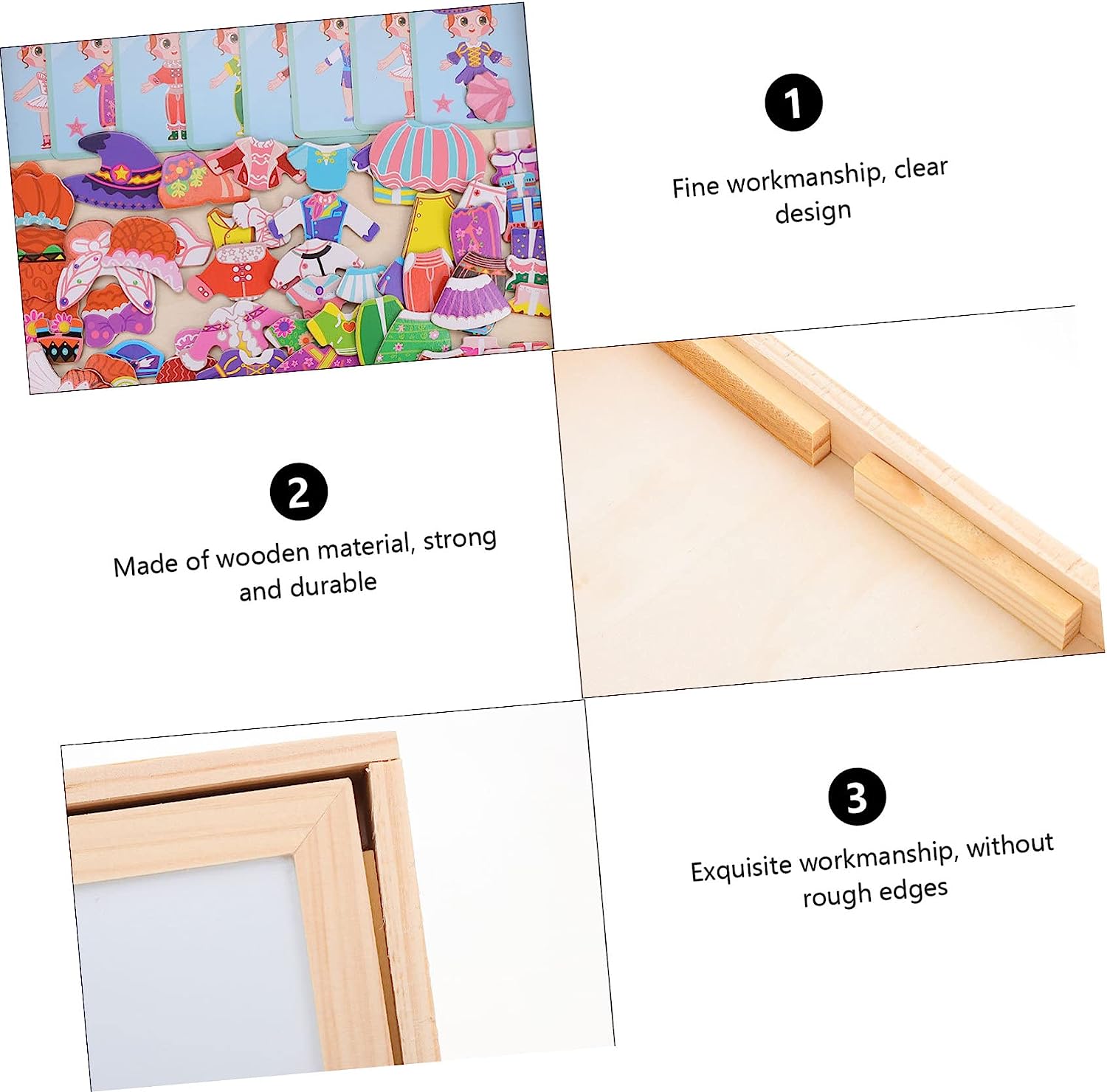 Girl Toys 2 Sets Logical Enlightenment Woden of Board Train Toy Interesting Intelligent Logic Sudoku Thinking Educational Preschool Art Easel Tangram Game Playthings Drawing Girls Toys