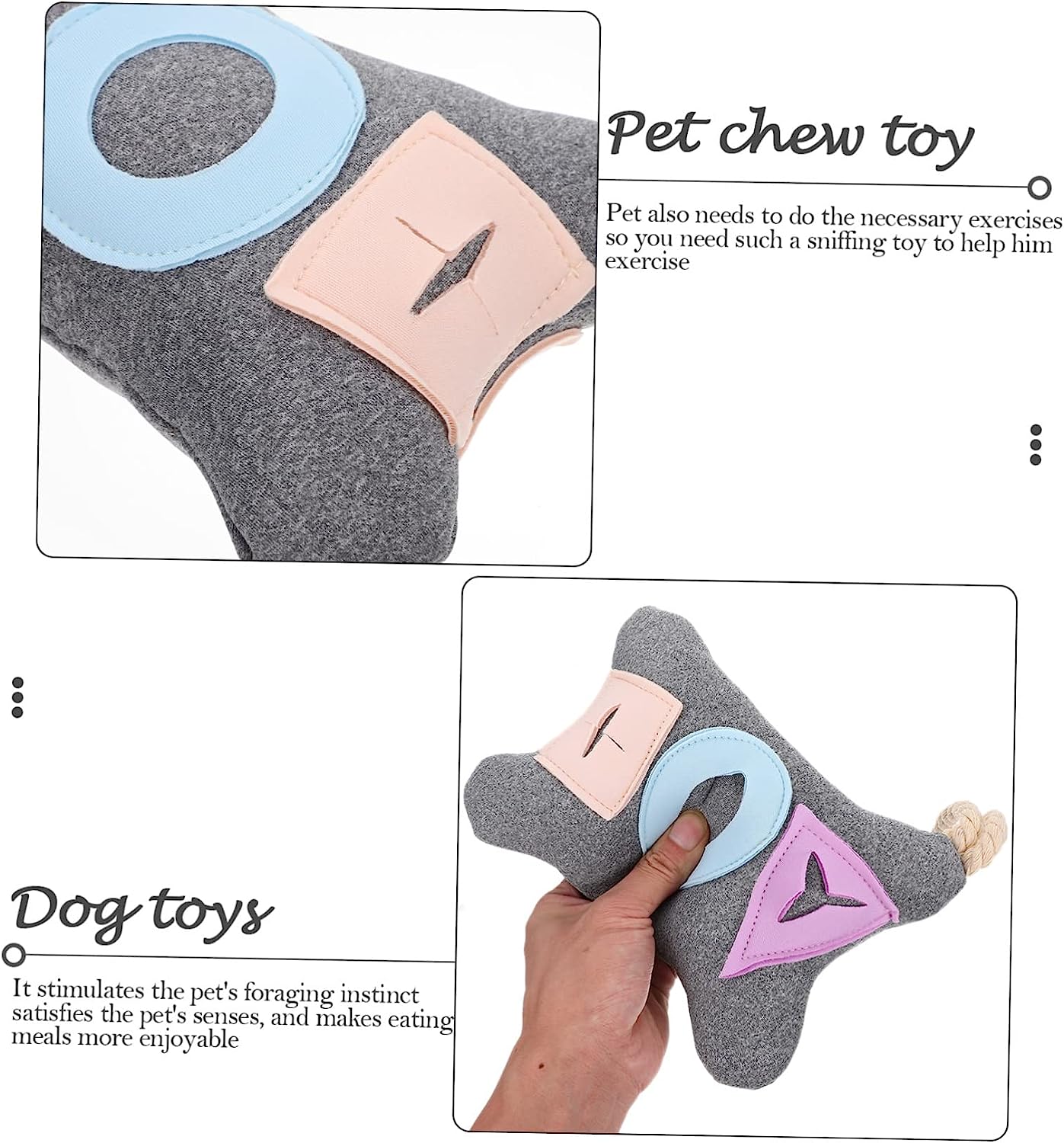 2pcs Dog Toy Enrichment Toys Puppy Enrichment Toys Dog Treat Dispenser Toy Dog Sniffing Mat Puppy Snuffle Mat Dog Puzzle Toys Dog Brain Stimulating Toys Dog Toys Pet Chew Toy Bone
