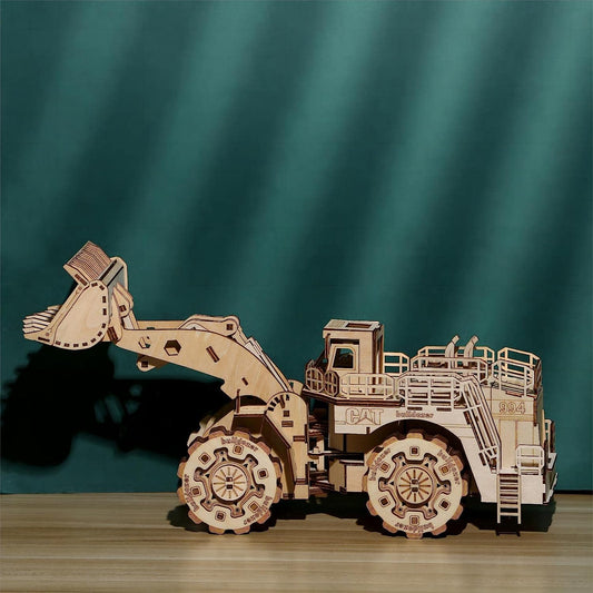 3D Wooden Puzzles Bulldozer Model Kits, Brainteaser and Puzzle for Chris as/Birthday,Gifts for Adults and Teens to Build Combination