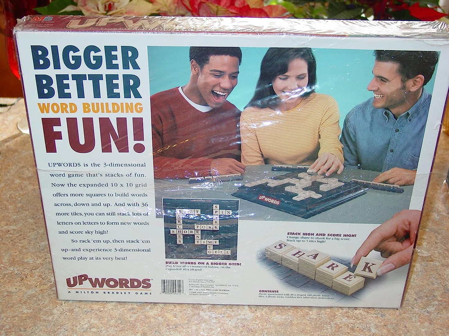 Upwords The 3-Dimensional Word Game That Really Stacks Up! 2002 Edition