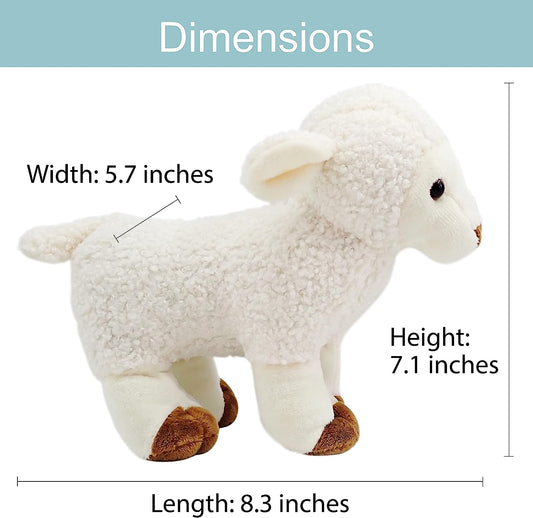 My Little Lamb - Singing Prayer Lamb w/Audio Bible, Stories and Songs (3+), Musical Stuffed Animal for Baby – Christian Toy for Children to Help Sleep & Memorize The Bible – Ideal Gifts for Kids