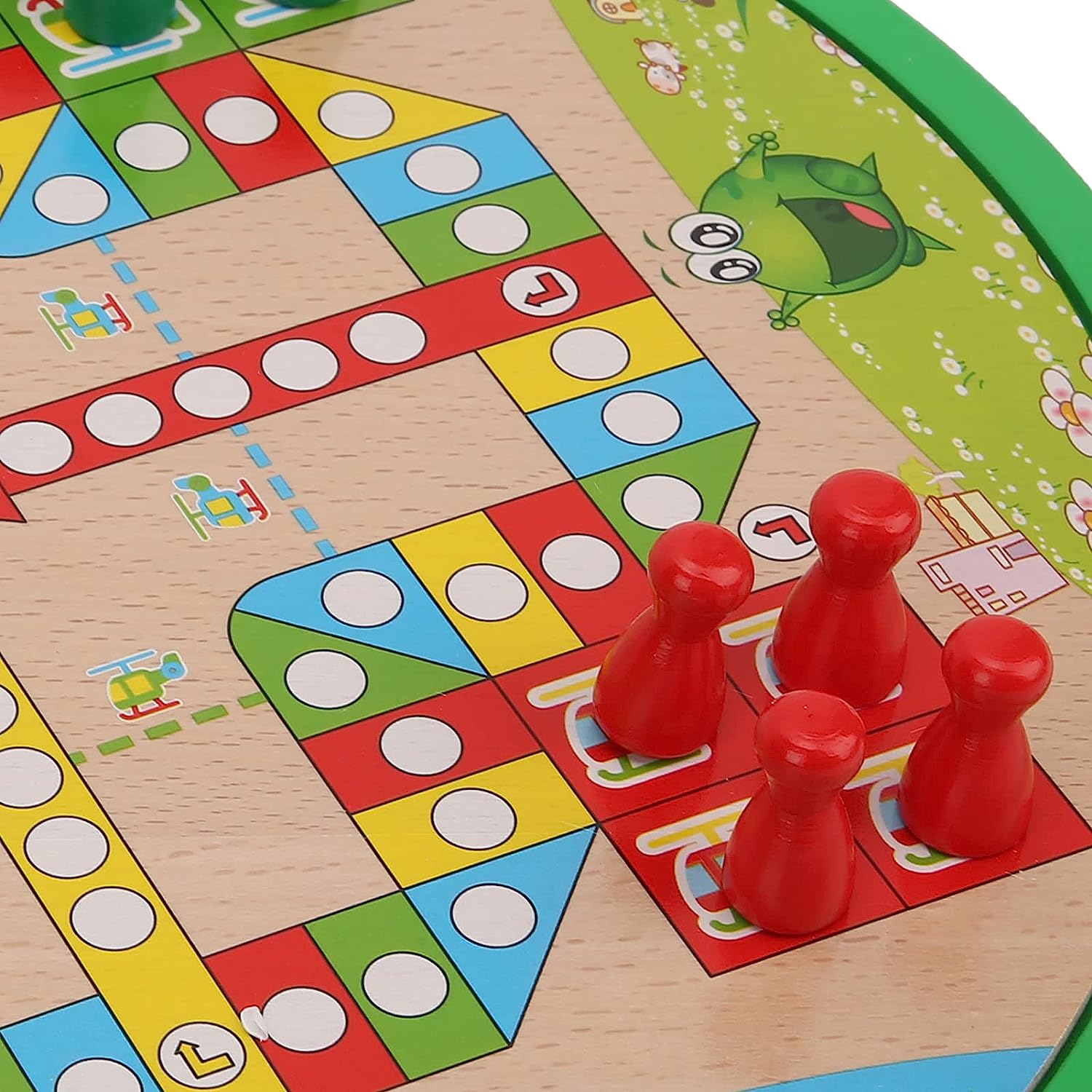 5 in 1 Wooden Sudoku Board Game, Convenient Multifunctional Board Game Design Desktop Sudoku Puzzle for Outdoor Activity for Kid