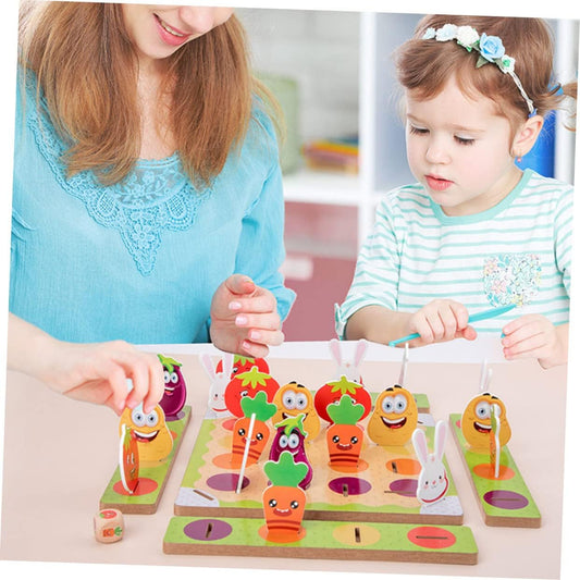 Wooden Puzzles 1 Set Ludo Wooden Desktop Puzzle Logical Game Party Game Prop Chess Training Props Wood Parent- Aldult Checkers Puzzle Board Game Sports Learning Games