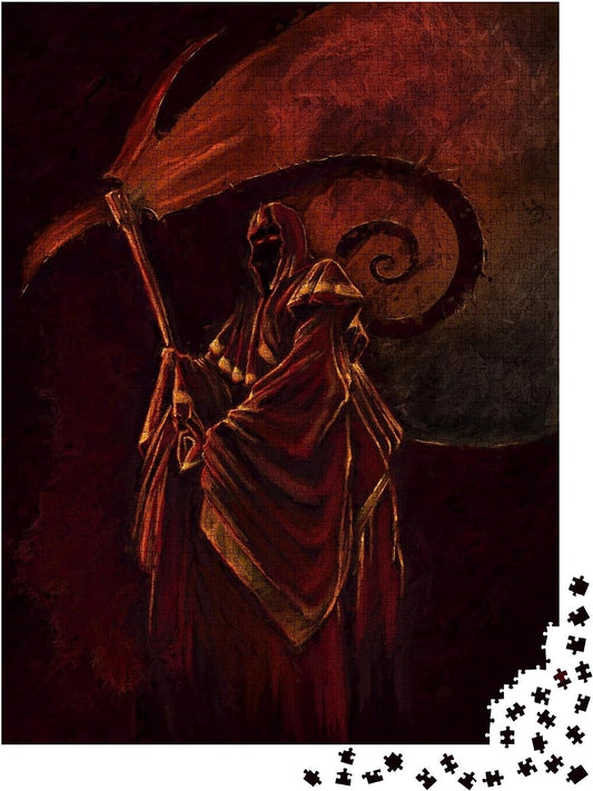 Fantasy Character for Games & Books Necromancer Undead... Jigsaw Puzzle Jigsaw Puzzle with 2000 Pieces