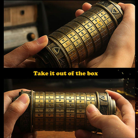 Da Vinci Code Mini Cryptex Lock Anniversary Valentine's Day Romantic Birthday Gifts for Her