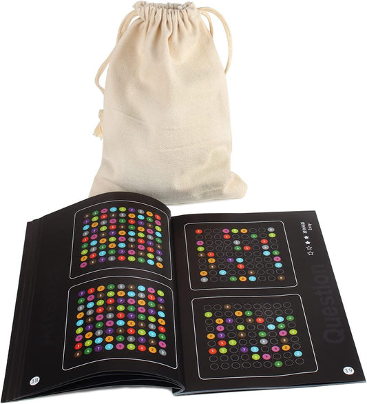 Wooden Sudoku Puzzle Board Game Math Brain Teaser Toys SD-10(Colorful)