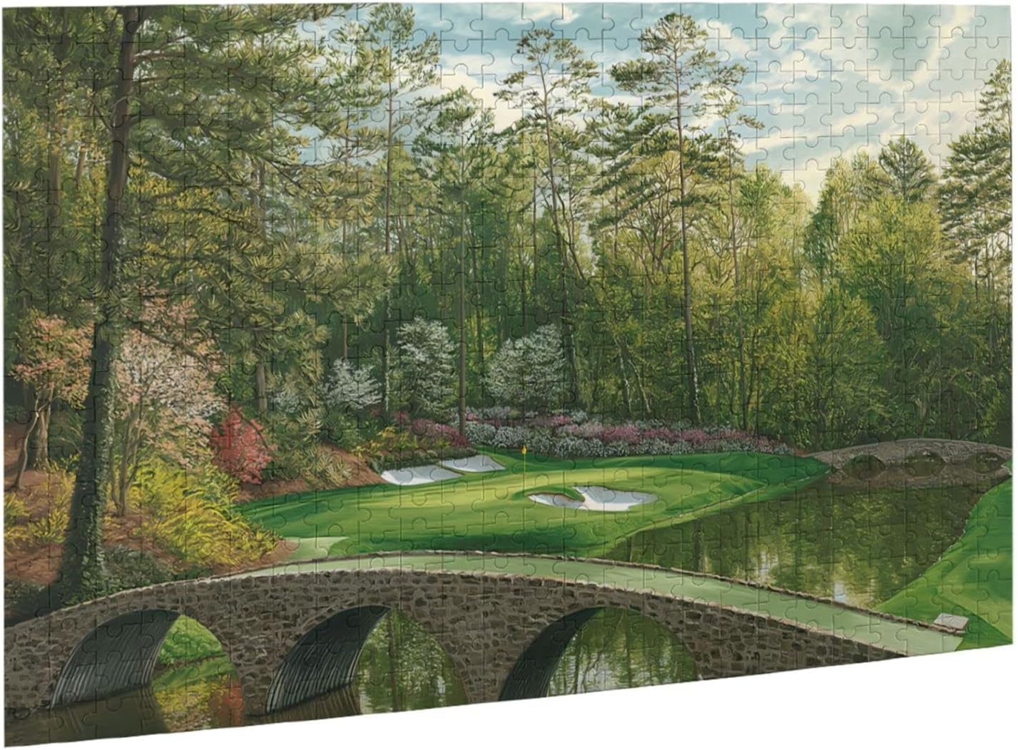 Masters Tournament Augusta National Golf Jigsaw Puzzle 500 Pieces for Adults Floor Puzzles Educational Fun Games or Toys for Elders Children Family and Friends