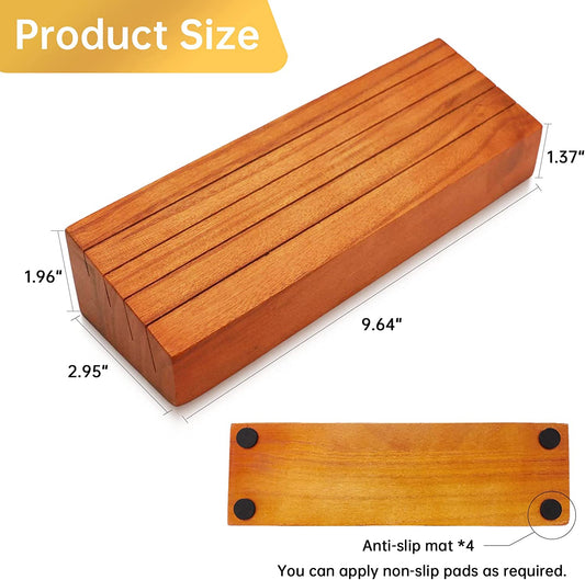 Card Deck Stand Set of 2, Playing Cards Holder for Kids Elder, Wood Holder Racks Tray for Organizing Cards on Game Bridge Card Holders Adults Card Deck for Kids Card Tables for Adults