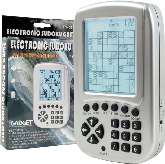 Electronic Sudoku Reasoning and Logic Game - Includes Retail Packaging