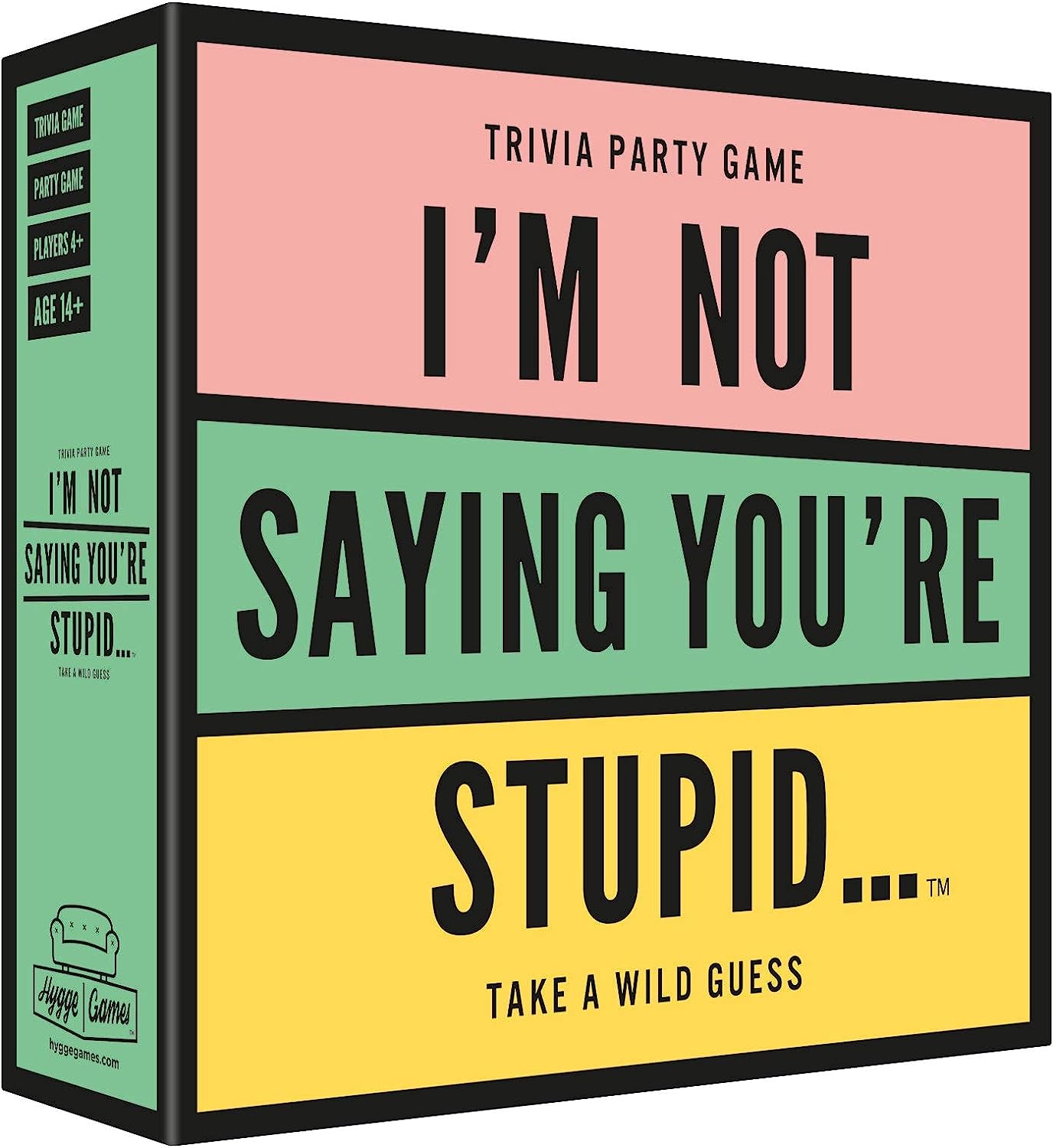 I'm Not Saying You're Stupid Trivia Party Game, 5.7 x 5.7 x 1.8 & .I Should Have Known That! Trivia Game