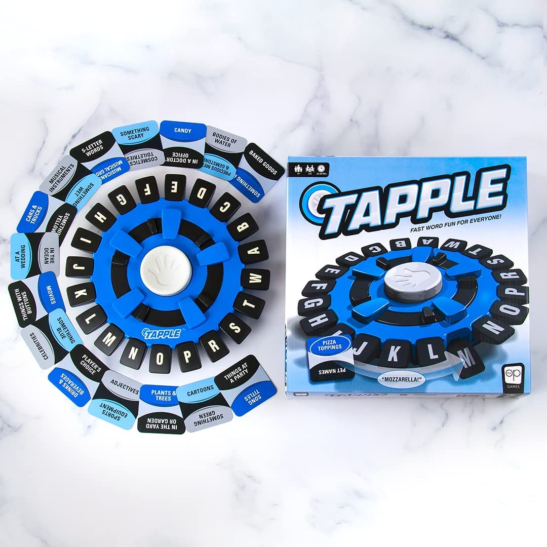 TAPPLE Word Game | Fast-Paced Family Board Game | Choose a Category & Race Against The Timer to be The Last Player | Learning Game Great for All Ages