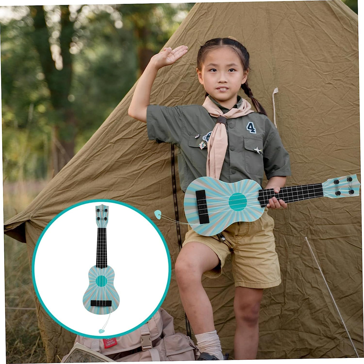 3pcs Ukulele Toy Musical Instruments for Kids Guitar Ukuleles for Beginners Cute Ukulele Guitar Toddler Music Toys Mini Toy Kidcraft Playset Ukulele for Beginner Toddler Guitar Toy